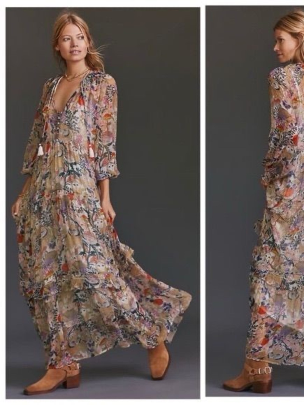 Anthro Marais maxi dress